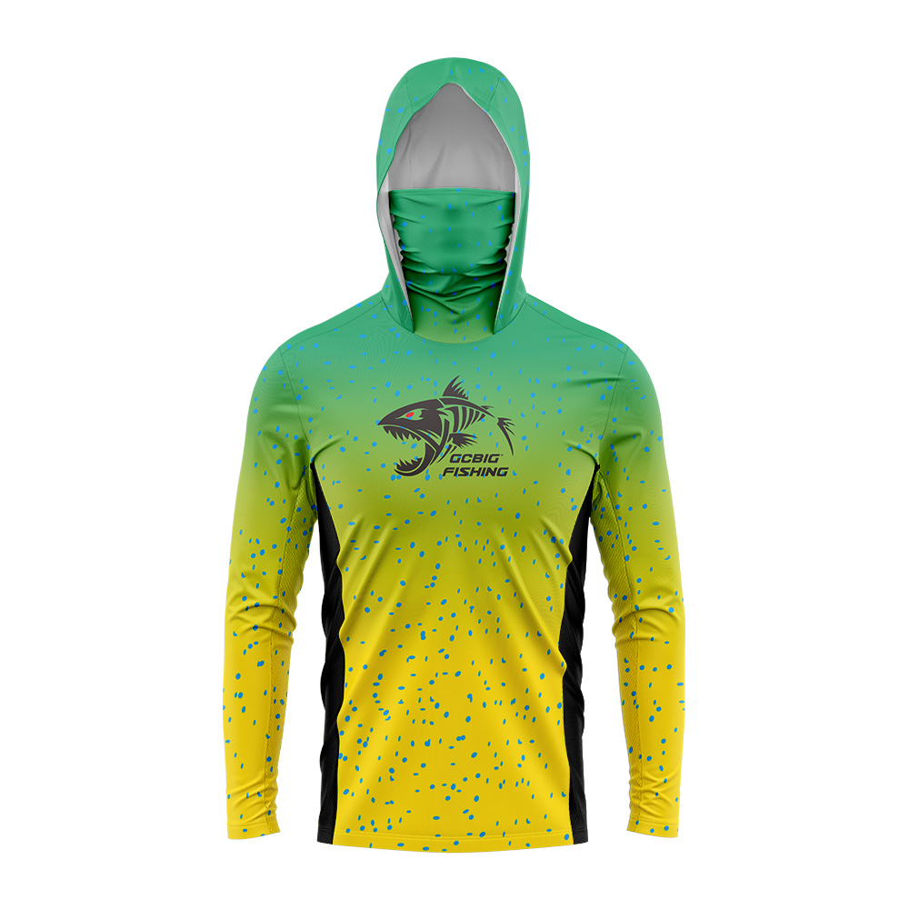 UPF50+ Hooded Fishing Shirt Bu - Fishing Shirt Uv Protection recension och pris