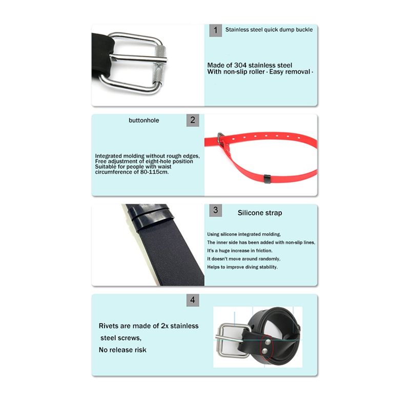 HOES-Weight Belt Waist Weight  - Fishing Belt recension och pris