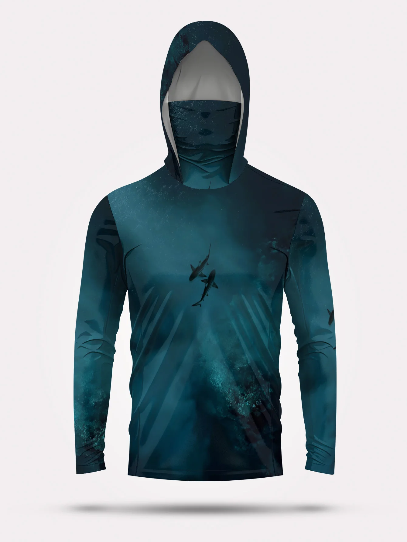 UPF50+ Men Fishing Hoodie With - Fishing Mask Sun Protection recension och pris