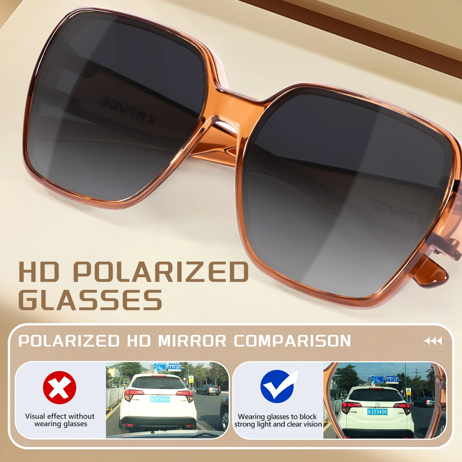 Kapvoe Shades Driving Fishing  - Fishing Sunglasses Polarized recension och pris