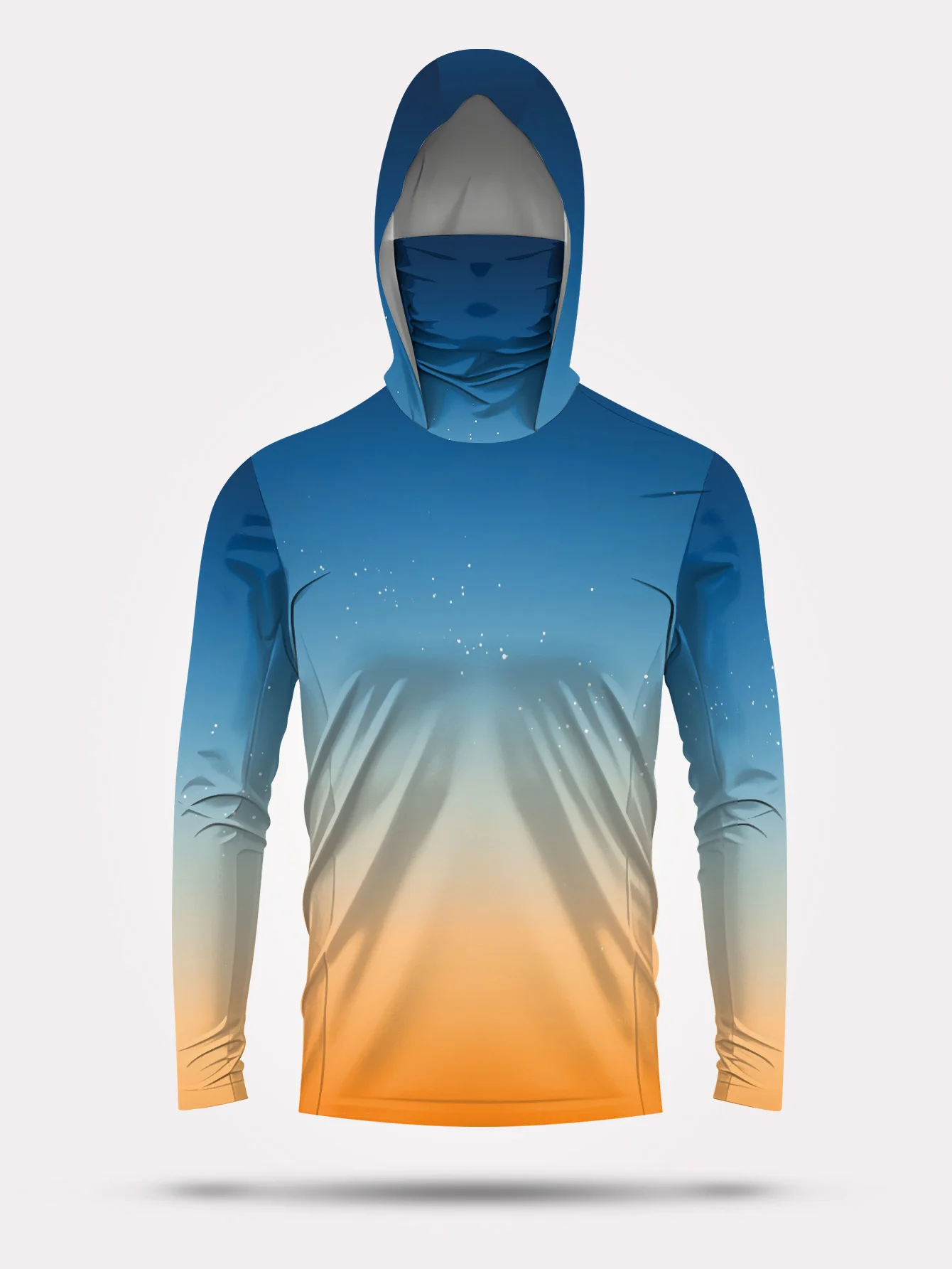 Mens Fishing Shirt Hooded UPF  - Fishing Mask Sun Protection recension och pris